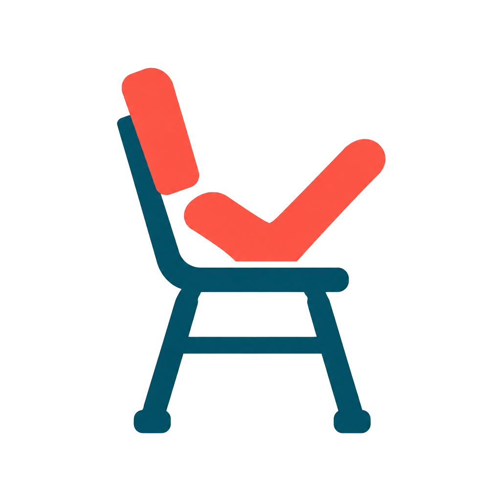 theSeatMate logo: a school chair shaped like a check mark